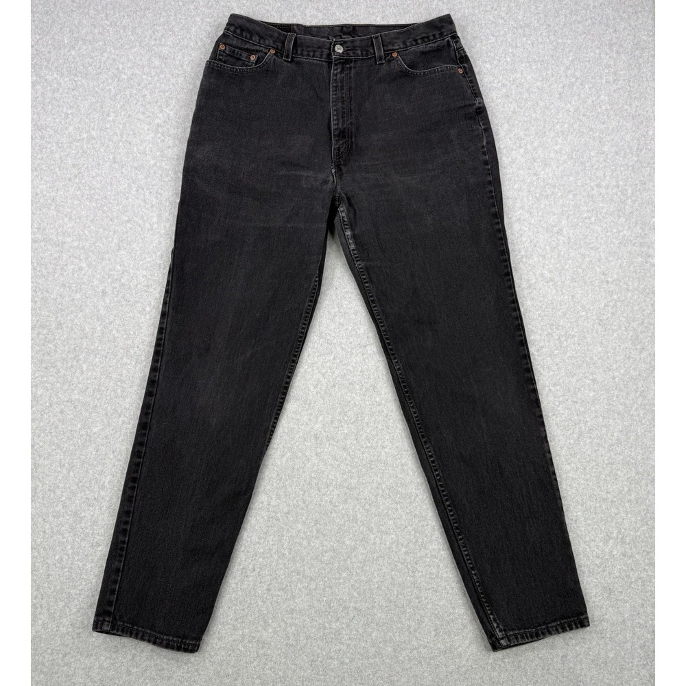 Vintage Levis Jeans Womens 18 MIs L Black 512 Slim Tapered High Rise Made In USA